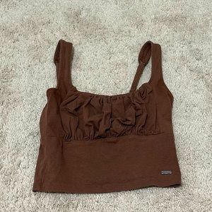 Hollister ruched tank